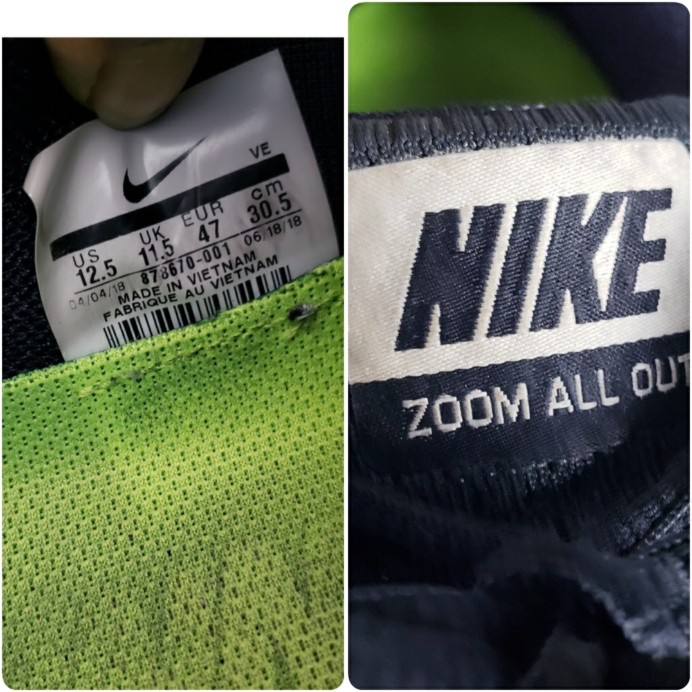 Nike Zoom All Out Low Running Shoes 878670-001 - Picture 8 of 8